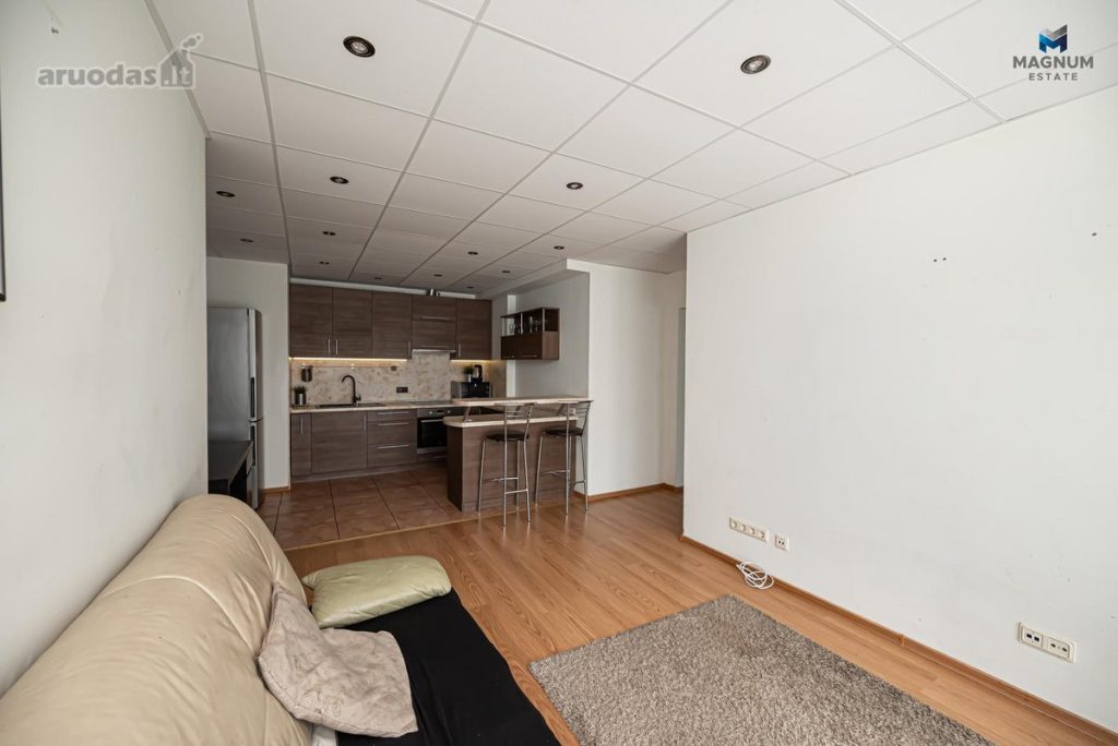 2 kambarių butas su 35 m² terasa Fabijoniškėse 5